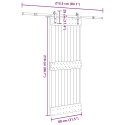 DRZWI PRZESUWNE NARVIK 80X210CM (213,5CM)