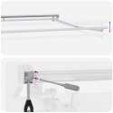 VidaXL Markiza wysuwana Ciemnoszary 2,5 x 2 m Poliester i aluminium