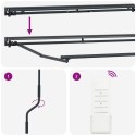 VidaXL Markiza wysuwana Ciemnoszary 4 × 3 m Poliester i aluminium