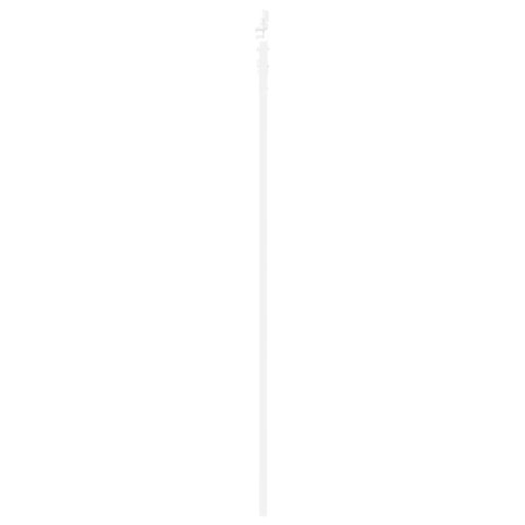 DRZWI PRZESUWNE BIAŁY 93X232CM LITE DREWNO SOSNOWE I SZKŁO