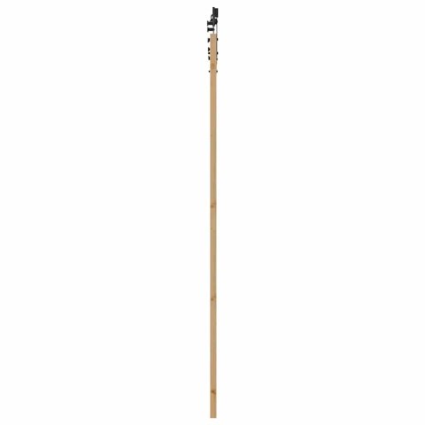 VidaXL Drzwi przesuwne Naturalny i czarny 93 x 232 cm