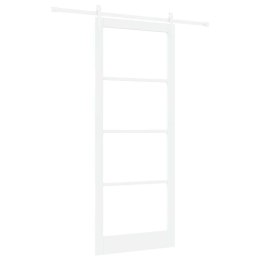 VidaXL Drzwi przesuwne ORKDAL Biały 93 x 232 cm