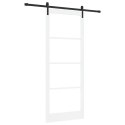 DRZWI PRZESUWNE ORKDAL BIAŁY I CZARNY 93X232CM