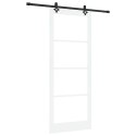DRZWI PRZESUWNE ORKDAL BIAŁY I CZARNY 93X232CM