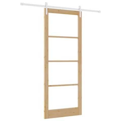 VidaXL Drzwi przesuwne ORKDAL Naturalny 93 x 232 cm
