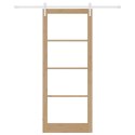 VidaXL Drzwi przesuwne ORKDAL Naturalny 93 x 232 cm