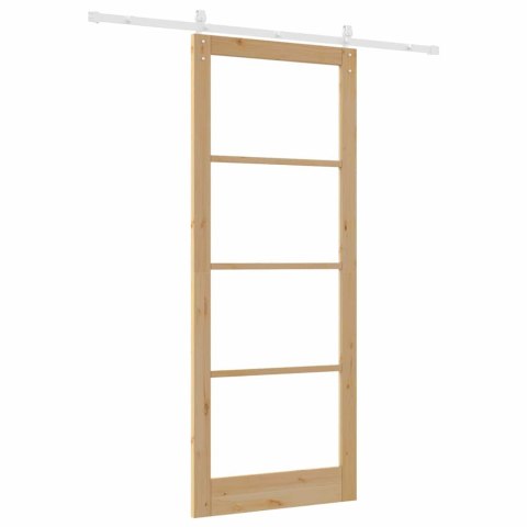 VidaXL Drzwi przesuwne ORKDAL Naturalny 93 x 232 cm