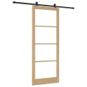 VidaXL Drzwi przesuwne ORKDAL Naturalny 93 x 232 cm