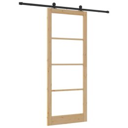VidaXL Drzwi przesuwne ORKDAL Naturalny 93 x 232 cm