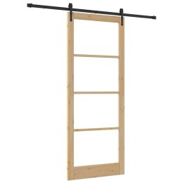 VidaXL Drzwi przesuwne ORKDAL Naturalny 93 x 232 cm