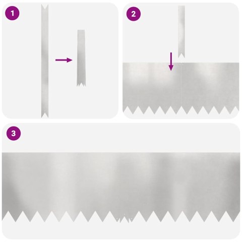 VidaXL Krawężnik do trawnika 30 pcs Srebrny 100 x 0,05 x 30 cm