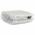 VidaXL Przezroczysta plandeka z oczkami 5x10 m PVC