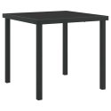 ZESTAW DO JADALNI W OGRODZIE 3 PCS JASNOSZARY POLIRATTAN