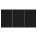 ZESTAW DO JADALNI W OGRODZIE 7 PCS CZARNY
