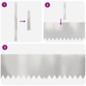 VidaXL Krawężnik do trawnika 10 pcs Srebrny 100 x 0,05 x 30 cm