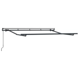 MARKIZA WYSUWANA PIASKOWY 450 × 350CM POLIESTER I ALUMINIUM