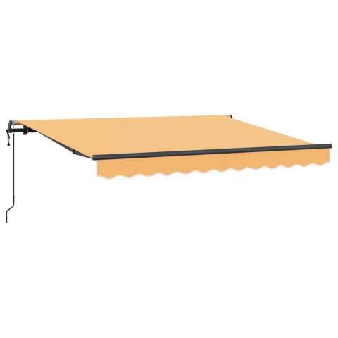 MARKIZA WYSUWANA PIASKOWY 450 × 350CM TKANINA I ALUMINIUM