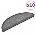 MATY NA SCHODY 10 SZT. 56X17X3CM CIEMNOSZARY PÓŁOKRĄGŁY
