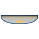 VidaXL Maty na schody 10 szt. 56x17x3 cm Niebieskie półokrągłe