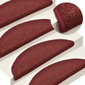 MATY NA SCHODY 15 SZT. 56X17X3CM BORDEAUX PÓŁOKRĄGŁE