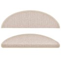 MATY NA SCHODY 15 SZT. 56X17X3CM TAUPE PÓŁOKRĄGŁE