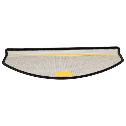 VidaXL Maty na schody 20 szt. 65x24x4 cm Antracytowe półokrągłe duże