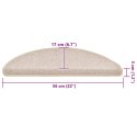 MATY NA SCHODY 30 SZT. 56X17X3CM TAUPE PÓŁOKRĄGŁE