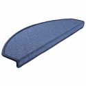VidaXL Maty na schody 30 szt. 65x24x4 cm niebieskie półokrągłe duże