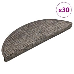 VidaXL Maty na schody samoprzylepne sizal-look 30 szt. 56x17x3 cm