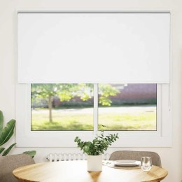 VidaXL Roleta zaciemniająca biała 145x130cm Szerokość tkaniny 141,6cm