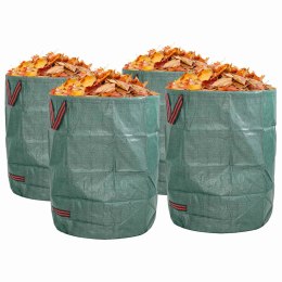 VidaXL Torby na odpady do ogrodu 4 pcs Zielony 66 x 66 x 83,5 cm