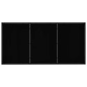 VidaXL Zestaw Mebli Ogrodowych 5 pcs Czarny i antracyt Textilene