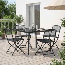 VidaXL Zestaw Mebli Ogrodowych 5 pcs antracytowy Żelazo i stal