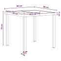 ZESTAW DO JADALNI W OGRODZIE 5 PCS CZARNY POLIRATTAN