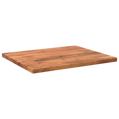 BLAT STOŁU 60X50X3,8CM PROSTOKĄTNY LITE DREWNO AKACJOWE