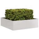 VidaXL Doniczka 100x100x30 cm Stal nierdzewna