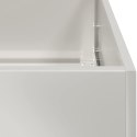 VidaXL Doniczka 100x100x30 cm Stal nierdzewna