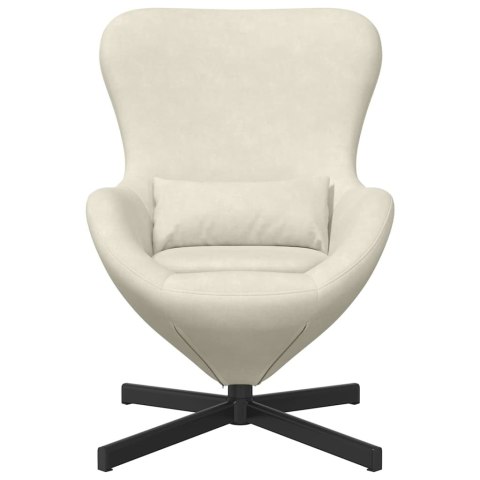 FOTEL JAJO KREMOWY 63X73X90CM AKSAMIT