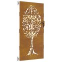 FURTKA OGRODOWA 85X175CM STAL KORTENOWSKA MOTYW DRZEWA