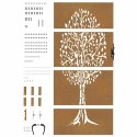FURTKA OGRODOWA 85X175CM STAL KORTENOWSKA MOTYW DRZEWA