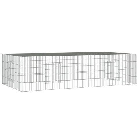 KLATKA DLA KRÓLIKA 2 PANELE 220X110X55CM ŻELAZO