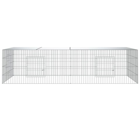 KLATKA DLA KRÓLIKA 2 PANELE 220X110X55CM ŻELAZO