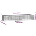 KLATKA DLA KRÓLIKA 3 PANELE 325X109X54CM ŻELAZO