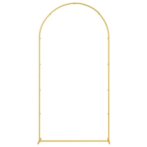 ZŁOTY ŁUK ŚLUBNY STALOWY 100X39X200CM DO DEKORACJI I NA WESELE