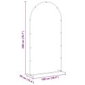 ZŁOTY ŁUK ŚLUBNY STALOWY 100X39X200CM DO DEKORACJI I NA WESELE