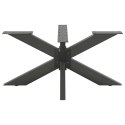 NOGA STOLIKA KAWOWEGO PAJĄK KSZTAŁT ANTRACYT 98X58X(42-43)CM STAL