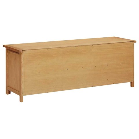 VidaXL Półka na buty, 114x37x45 cm, lite drewno dębowe