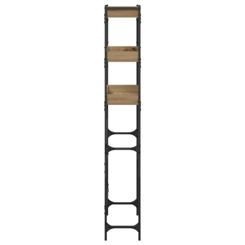 PÓŁKA NA PRALKĘ Z PÓŁKĄ DĄB RZEMIEŚLNICZY 67X25X163CM