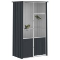 WOLIERA ANTRACYTOWA 115X78X200CM GALWANIZOWANA STAL