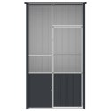 WOLIERA ANTRACYTOWA 115X78X200CM GALWANIZOWANA STAL